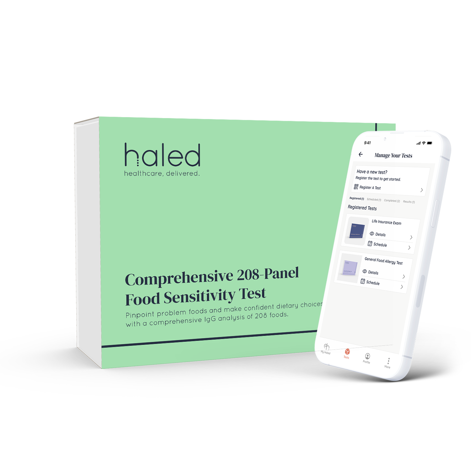 Haled Consumer Test and Mobile UI Mockup